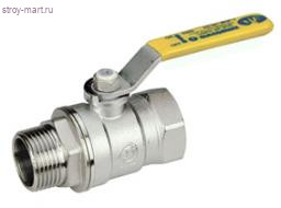 Кран шаровой латунь газ R254DL Ду 20 ВР/НР рычаг Giacomini R254LX024 Кран шаровой латунь газ R254DL Ду 20 ВР/НР рычаг Giacomini R254LX024