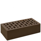 Кирпич лицевой 1НФ щелевой керамический шоколад М-150 ввкз - С-000101077 Кирпич лицевой 1НФ щелевой керамический шоколад М-150 ввкз - С-000101077