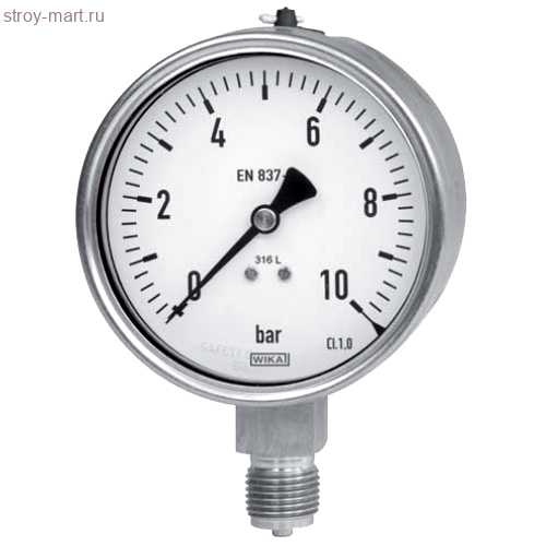 Манометр 232.50/232.50.100 радиальный G1/2B 1,6МПа Wika 9060200 Манометр 232.50/232.50.100 радиальный G1/2B 1,6МПа Wika 9060200