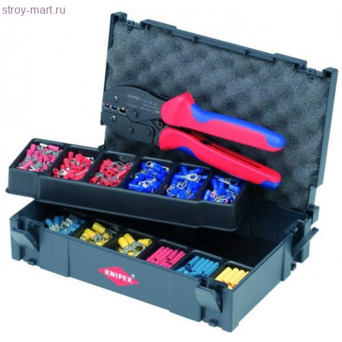 Набор кабельных наконечников с инструментом для опрессовки 97 90 21 - KN-979021 Набор кабельных наконечников с инструментом для опрессовки 97 90 21 - KN-979021