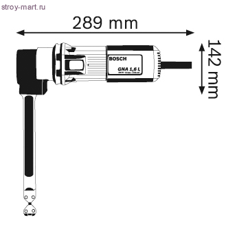Вырубные ножницы Bosch GNA 16 (SDS) Professional - 601529208