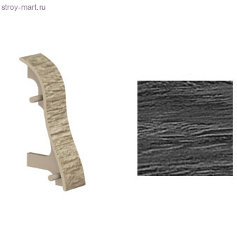 Соединитель Т-137 чёрное серебро Ekoline (100 шт./кор.) - С-000123017