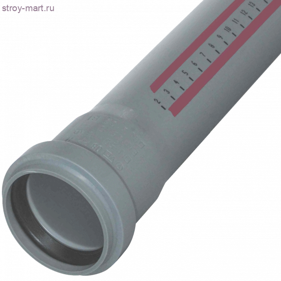 Труба PP-H серый Дн 40х1,8 б/нап L=2,0м в комплекте Ostendorf 111060 - 4052836110602 Труба PP-H серый Дн 40х1,8 б/нап L=2,0м в комплекте Ostendorf 111060 - 4052836110602