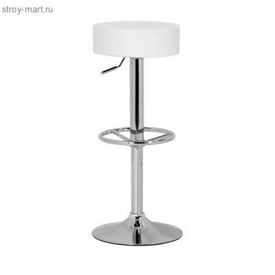 Барный стул из экокожи белый ZC-368