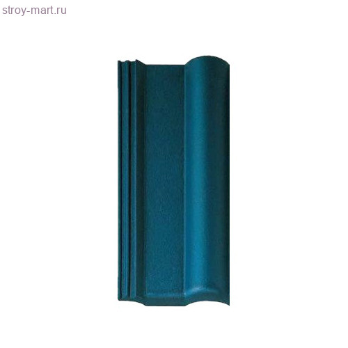 Браас Франкфуртская половинчатая черепица 420х180мм синий - С-000116169 Браас Франкфуртская половинчатая черепица 420х180мм синий - С-000116169
