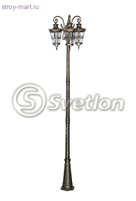 Светильник садово-парковый Svetlon серия "Лион", 6070-3 Светильник садово-парковый Svetlon серия "Лион", 6070-3