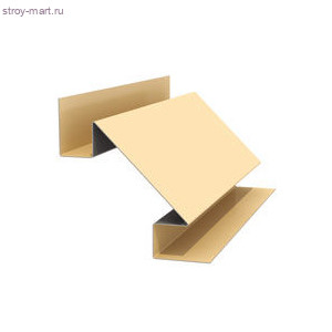 Планка угла внутреннего сложного МП (пувс-75х75х3000) РЕ-0,45мм - С-000114169
