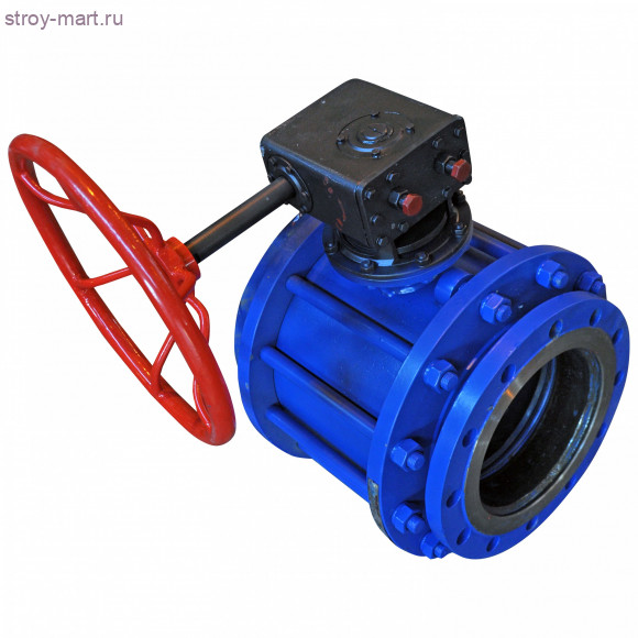 Кран шаровой сталь 11с67п Ду 250 Ру16 фл с редуктором Маршал - 007-6971 Кран шаровой сталь 11с67п Ду 250 Ру16 фл с редуктором Маршал - 007-6971