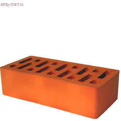 Кирпич лицевой щелевой 1НФ персик (красный) (480 шт./11520шт) м-150 ввкз - С-000081385