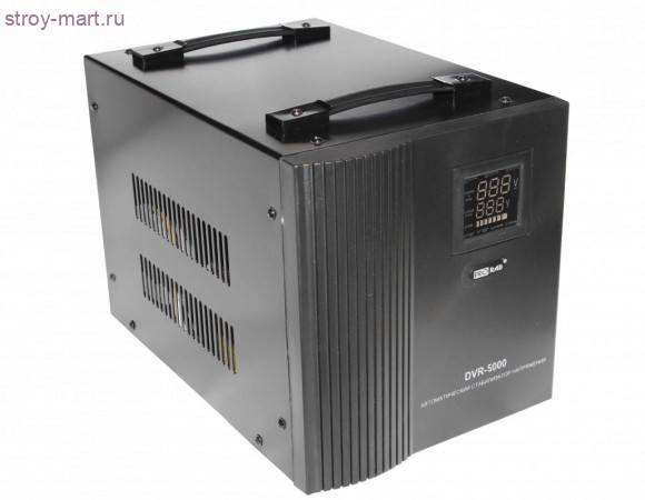 Cтабилизатор напряжения релейного типа с цифровым дисплеем Prorab DVR-5000