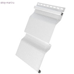 Сайдинг GL «Сибирский» белый Amerika D4 (0,203х3м) 0,609 м2 (22 шт./уп.) - С-000085286