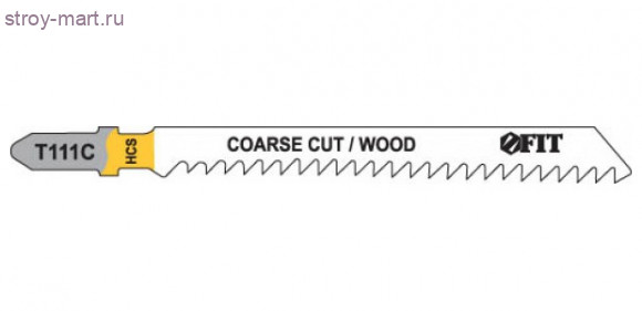 Полотно для лобзика FIT по дереву T111C 100/74/3мм / 40935 - С-000111034