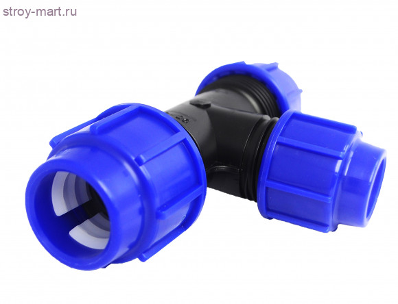 Тройник ПЭ Дн 40 нап компресс - 4606034036563 Тройник ПЭ Дн 40 нап компресс - 4606034036563