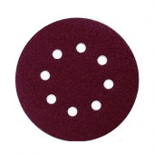 Шлифкруг,липучка, 8отв,ф125мм,К60,10шт,д\дерева,металла - P-43549 Шлифкруг,липучка, 8отв,ф125мм,К60,10шт,д\дерева,металла - P-43549