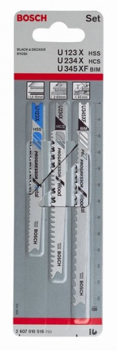 Набор 3шт,пилки д\лобзика,U111C\U19BO\U127D - 2.607.010.276 Набор 3шт,пилки д\лобзика,U111C\U19BO\U127D - 2.607.010.276