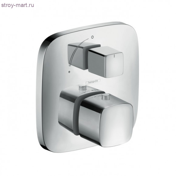 Термостат с запорным вентилем, СМ PuraVida 15775000