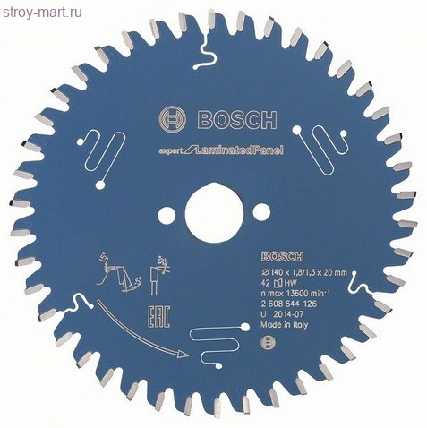Цирк диск Expert for Laminated Panel 140x20x1.8/1.3x42T - 2608644126 Цирк диск Expert for Laminated Panel 140x20x1.8/1.3x42T - 2608644126