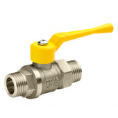 Кран шаровой латунь газ 11б27п А12 никель Ду 15 НР рычаг БАЗ - 007-7466 Кран шаровой латунь газ 11б27п А12 никель Ду 15 НР рычаг БАЗ - 007-7466