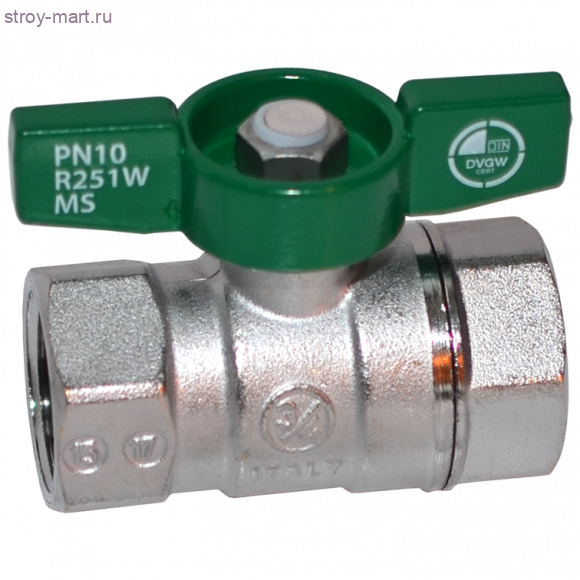 Кран шаровой латунь R251W Ду 20 ВР/ВР бабочка Giacomini R251WX024 Кран шаровой латунь R251W Ду 20 ВР/ВР бабочка Giacomini R251WX024