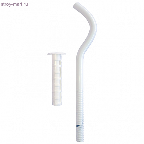 Кронштейн усиленный для алюминиевых/биметаллических радиаторов L=200мм с дюбелем - 013-1019