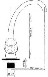 Смеситель для мойки ЦС 12К М Крест хром к/затвор дл/излив Подольск пл/маховик - 026-0906 Смеситель для мойки ЦС 12К М Крест хром к/затвор дл/излив Подольск пл/маховик - 026-0906