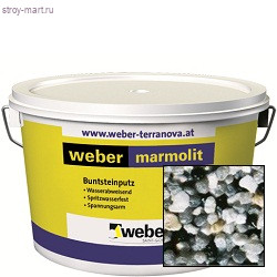 Штукатурка мозаичная Вебер.пас мармолит 2 мм, М117 - С-000074502 Штукатурка мозаичная Вебер.пас мармолит 2 мм, М117 - С-000074502