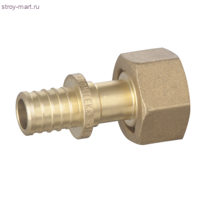 Муфта с накидной гайкой под надвижную гильзу латунная - 20х1/2' (2,8) Муфта с накидной гайкой под надвижную гильзу латунная - 20х1/2' (2,8)