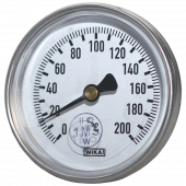 Термометр биметаллический Дк80 L=100мм 200C А5001 Wika 3905071