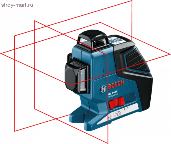 Линейный лазерный нивелир Bosch GLL 3-80 P Professional - 060106330A