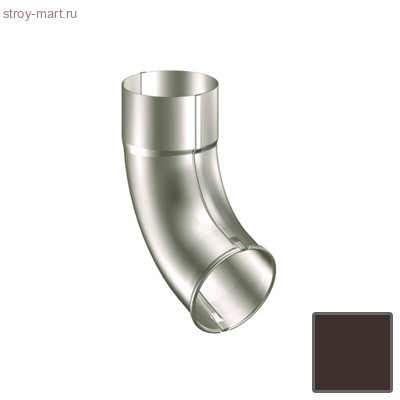 Lindab, Колено выпуска трубы, 100 мм, (434) RAL 8017 коричневый - С-000046866