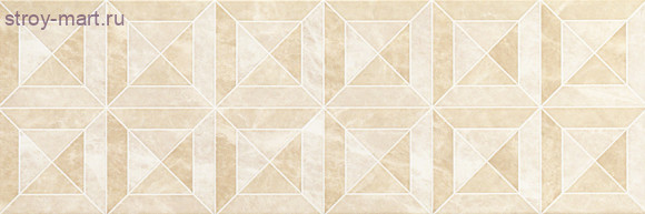 Элит крим вставка вижн 25х75 глянцевый Элит крим вставка вижн 25х75 глянцевый