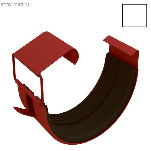 Grandline, Соединитель желоба, 125 мм, RAL 9003 - С-000043761 Grandline, Соединитель желоба, 125 мм, RAL 9003 - С-000043761