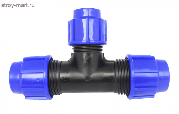 Тройник ПЭ Дн 50 нап компресс - 4606034036570 Тройник ПЭ Дн 50 нап компресс - 4606034036570