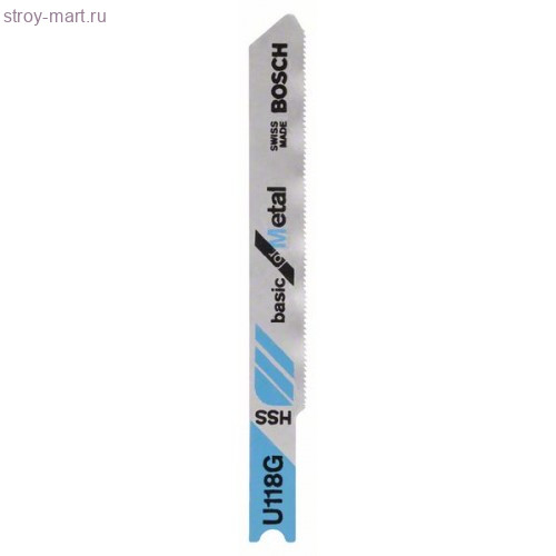 3 ЛОБЗИКОВЫЕ ПИЛКИ U 118 G, HSS - 2608631770 3 ЛОБЗИКОВЫЕ ПИЛКИ U 118 G, HSS - 2608631770