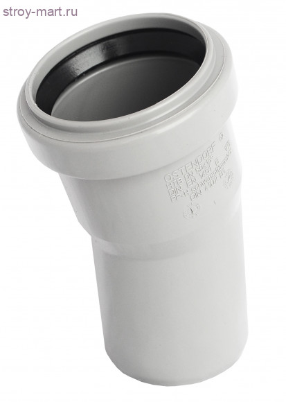 Отвод PP-H серый Дн 40х30° б/нап в комплекте Ostendorf 111110 - 4052836111104 Отвод PP-H серый Дн 40х30° б/нап в комплекте Ostendorf 111110 - 4052836111104
