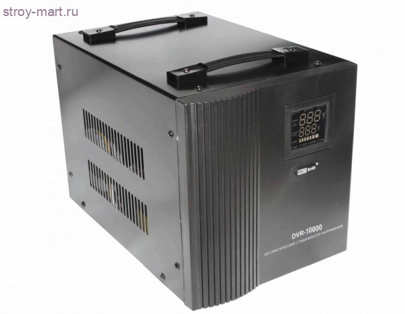 Cтабилизатор напряжения релейного типа с цифровым дисплеем Prorab DVR-10000