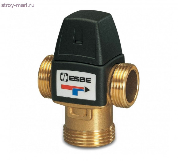 Клапан термостатический смесительный латунь Ду 25 Ру10 Kvs=1,6 НР/НР VTA322 Esbe 31101000 Клапан термостатический смесительный латунь Ду 25 Ру10 Kvs=1,6 НР/НР VTA322 Esbe 31101000