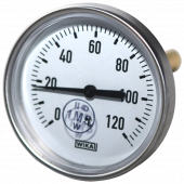 Термометр биметаллический Дк100 L=40мм 120C А5002 Wika 3906647