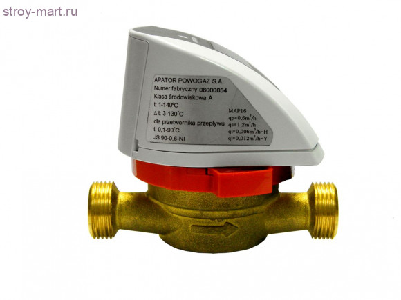 Теплосчетчик квартирный подающий 1,5м3/ч Ду 20 ELF - 032-0499