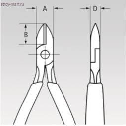 Прецизионные кусачки боковые для электроники антистатические KNIPEX 79 42 125 ESD KN-7942125ESD Прецизионные кусачки боковые для электроники антистатические KNIPEX 79 42 125 ESD KN-7942125ESD