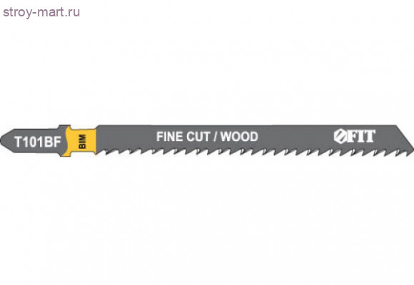 Полотно для лобзика FIT по дереву Bimetal T101BF 100/74/2,5мм / 40955 - С-000111037 Полотно для лобзика FIT по дереву Bimetal T101BF 100/74/2,5мм / 40955 - С-000111037