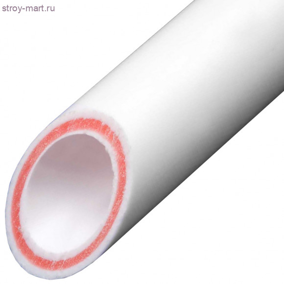 Труба PP-RGF Gediz арм стекловолокном белый Дн 50x6,9 Ру20 70C L=4м Firat - 033-1130