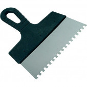 Шпатель зубчатый «Dekort» 250мм, зуб 6х6, фасадный, нерж. сталь, пласт. ручка - С-000133792 Шпатель зубчатый «Dekort» 250мм, зуб 6х6, фасадный, нерж. сталь, пласт. ручка - С-000133792