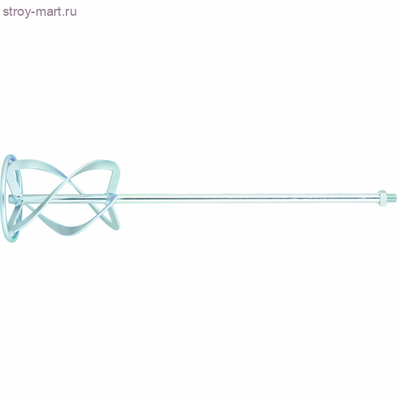 Миксер «Matrix» D 140мм, L 590мм, хвостовик резьба М14, для красок и штук. смесей, оцинков. сталь / 84898 - С-000133909