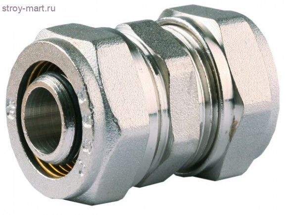 Муфта латунь никель соединит Ду25 - 027-8942 Муфта латунь никель соединит Ду25 - 027-8942