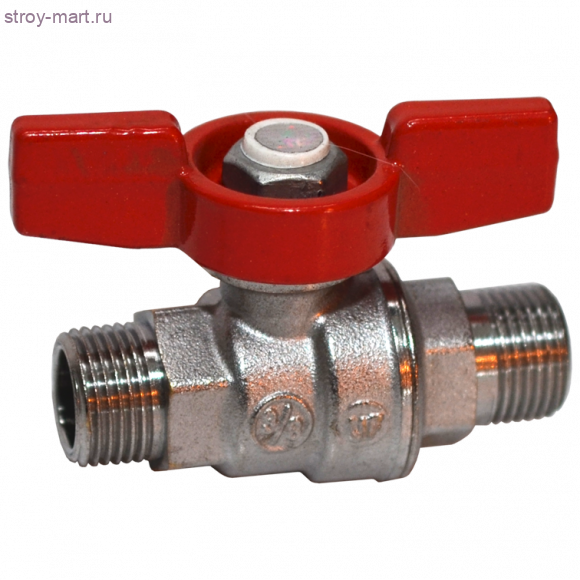 Кран шаровой латунь R253D Ду 10 НР/НР бабочка Giacomini R253X002 Кран шаровой латунь R253D Ду 10 НР/НР бабочка Giacomini R253X002