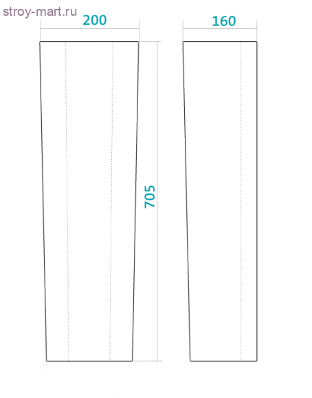 Умывальник Бореаль-60 белый с пьедесталом 1 отверстие 1.WH11.0.484 в комплекте 1.WH11.0.591 без сифона Santek - 4606034066560 Умывальник Бореаль-60 белый с пьедесталом 1 отверстие 1.WH11.0.484 в комплекте 1.WH11.0.591 без сифона Santek - 4606034066560