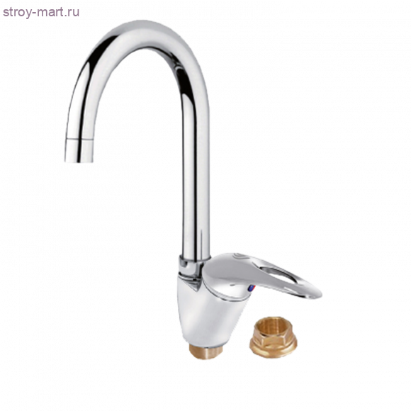 Смеситель ЦС-СМ 27/2 для мойки М 42 Престиж одноручный гайка, верхн/излив Подольск - 026-1362 Смеситель ЦС-СМ 27/2 для мойки М 42 Престиж одноручный гайка, верхн/излив Подольск - 026-1362