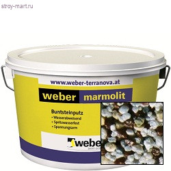 Штукатурка мозаичная Вебер.пас мармолит 2 мм, М115 - С-000074500 Штукатурка мозаичная Вебер.пас мармолит 2 мм, М115 - С-000074500