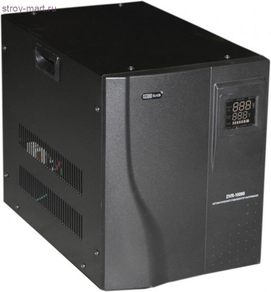 Cтабилизатор напряжения релейного типа с цифровым дисплеем Prorab DVR 10090